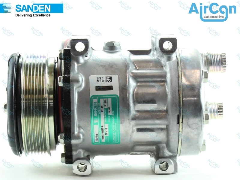 TAC-594392 12V Sanden SD7H15 A/C Compressor – 6 Groove